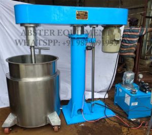 Hydraulic high speed disperser dissolver